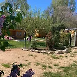 シャレー Roulotes De Charme Avec Piscine Chauffee Et Bain Nordique A Uzes *