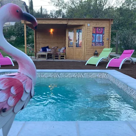 Roulottes & Spa Du Pont Des Charrettes Chalet Uzes